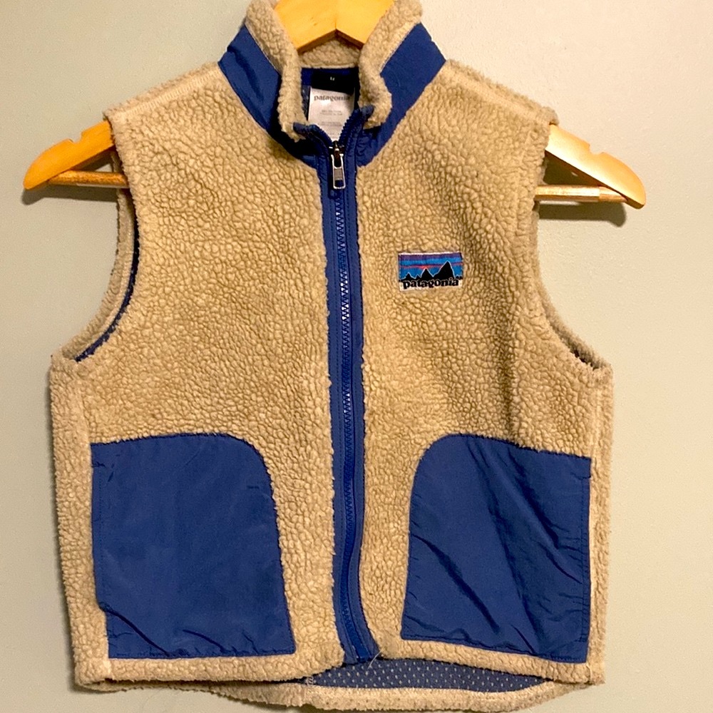 Kids patagonia kids retro-x vest size 8